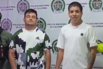 Así ingresaron los capturados a