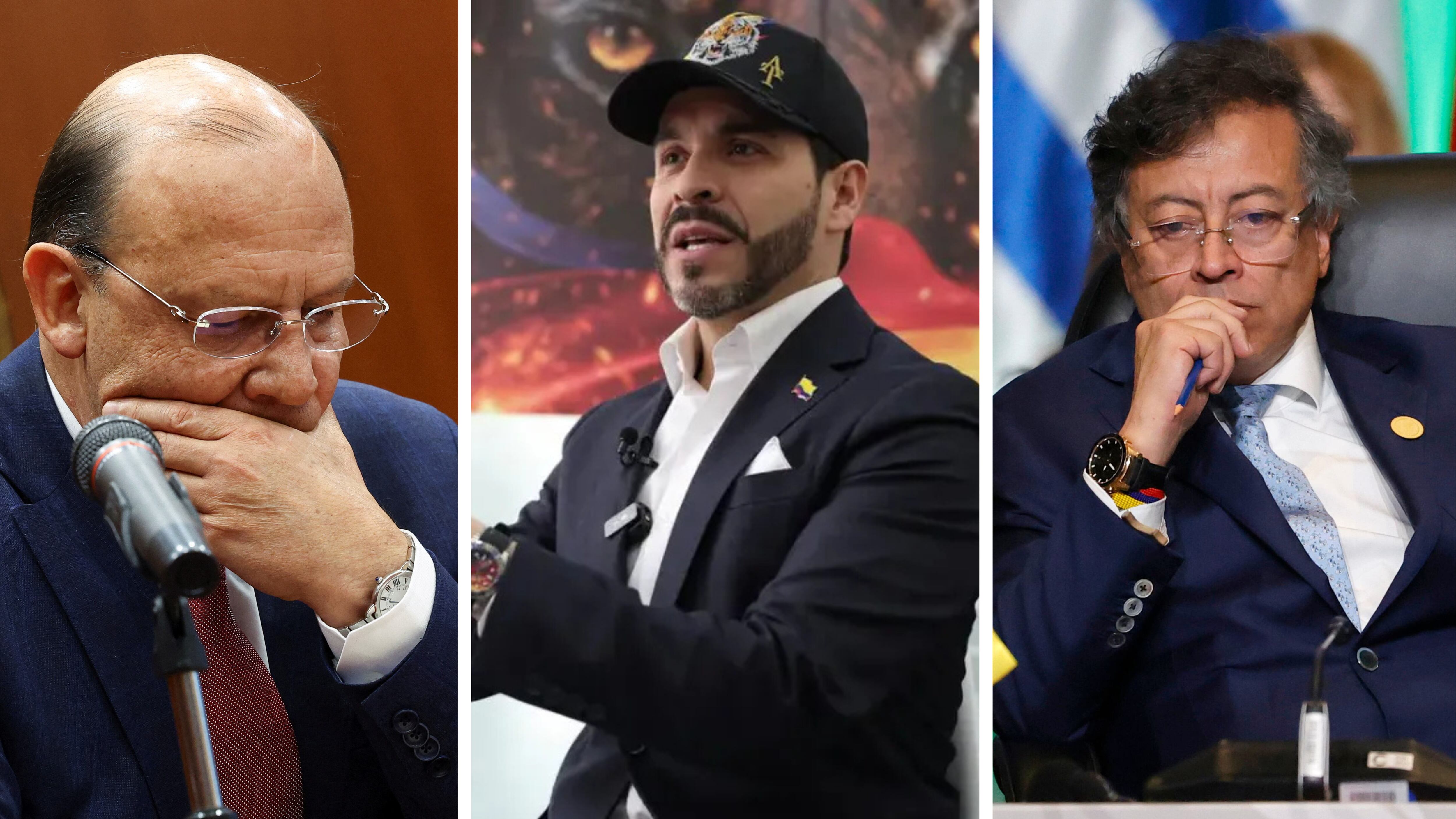 El candidato presidencial aseguró que no interferiría en las decisiones del Banco de la República y planteó mayor independencia técnica en su junta directiva - crédito Luisa González/Reuters y Mauricio Dueñas Castañeda/EFE