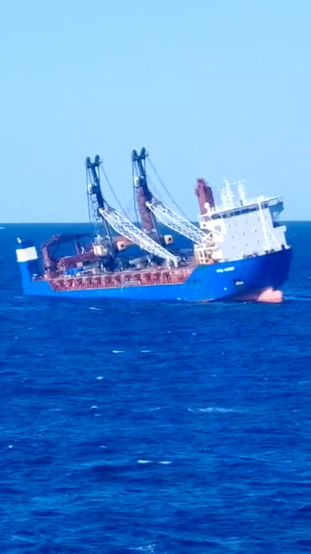 El barco se encontraba entre