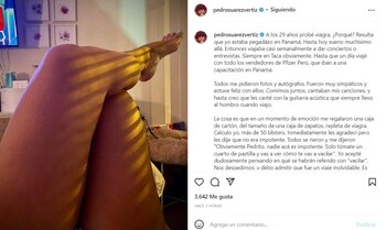 El post de Pedro Suárez
