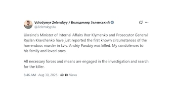 El mensaje de Zelensky en