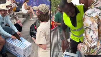 Los mexicanos caminaron por las