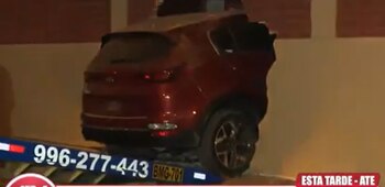 Madre de familia tuvo accidente