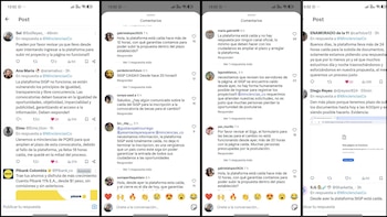 Usuarios en redes sociales reportaron que la plataforma SIGP lleva más de 20 horas caída y solicitaron la ampliación del plazo de inscripción - crédito X