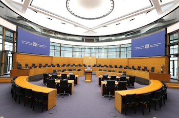 Sala de audiencias del Tribunal Internacional del Derecho del Mar