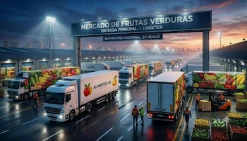 Una vez que la mercadería llega al Área Metropolitana de Buenos Aires, gran parte pasa por el Mercado Central, considerado el principal centro mayorista frutihortícola del país y uno de los más importantes de América Latina (Imagen: Movant Connection)