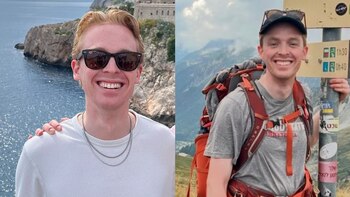 Imágenes del excursionista estadounidense desaparecido