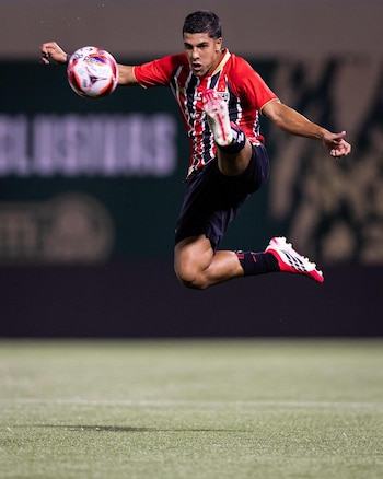 Nicolas Bosshardt, jugador del San Pablo (Instagram: @nicolasbosshardt)