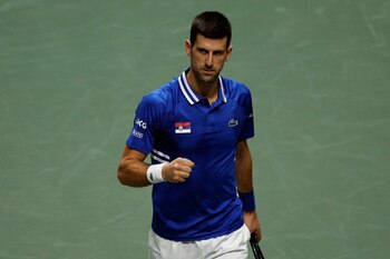 El tenista serbio Novak Djokovic