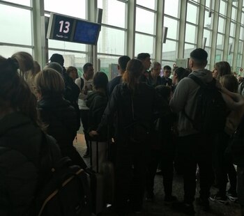 El vuelo fue reprogramado para