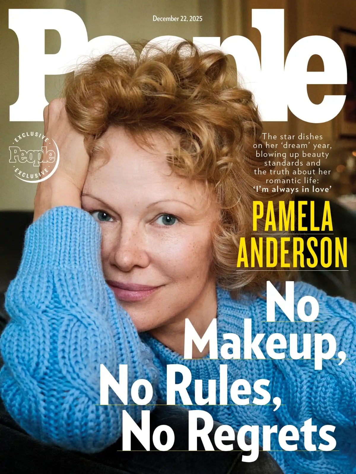 Pamela Anderson reivindica su nueva etapa en un año especial (Portada People)