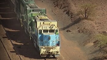 Con 200 vagones, el tren