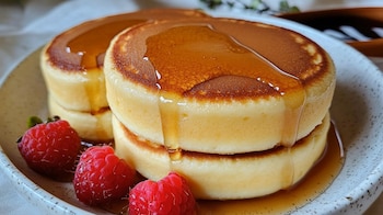 Los hot cakes japoneses esponjosos