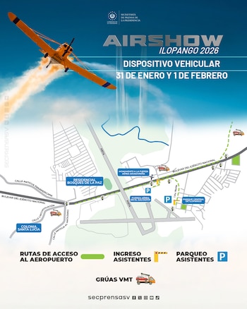 El Airshow Ilopango 2026 contará