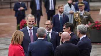 El Rey llega al Ayuntamiento