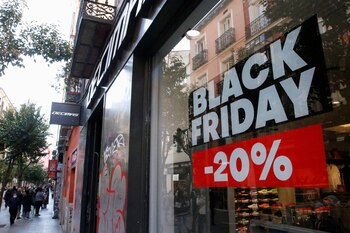 Campaña Black Friday en una