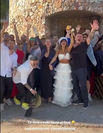 Los invitados que quedaron hasta