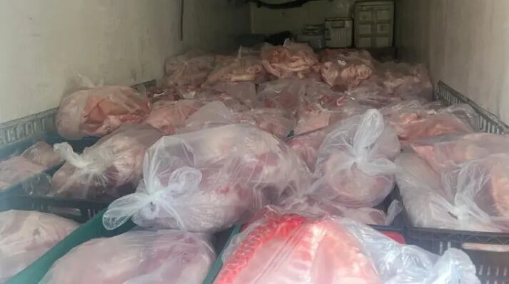 La mercancía y el detenido quedaron bajo custodia de la Fiscalía General de la Nación en Santa Rosa de Osos - crédito Policía Antioquia