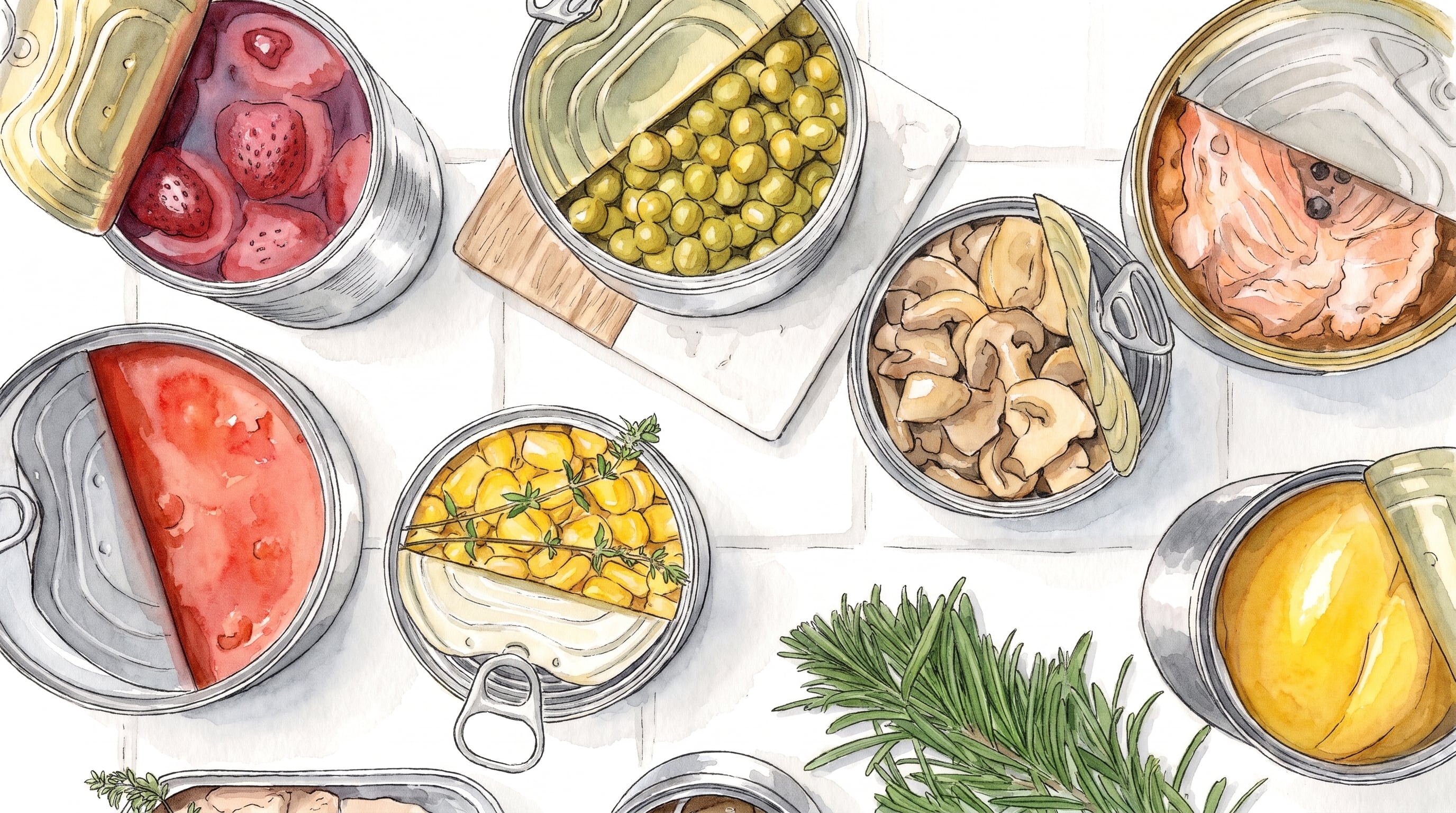 6 enlatados ricos en fibra para resolver comidas rápidas y nutritivas