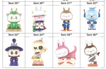 Más productos de Labubu importados sin autorización.