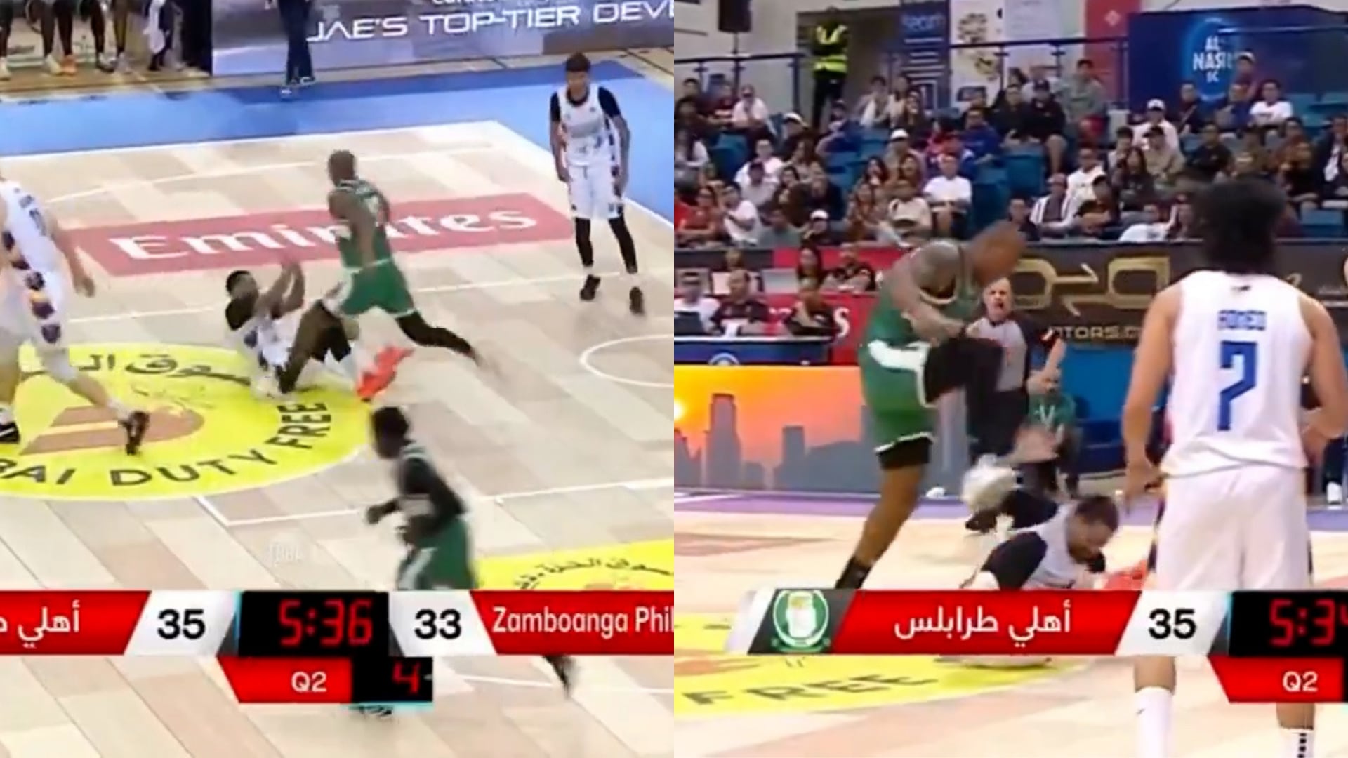 El momento de la agresión de Ismael Romero Fernández a Demusis