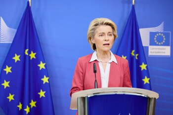 La presidenta de la Comisión Europea, Ursula von der Leyen (Europa Press)