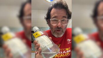 Luis Cabezas en el video.