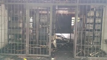 Un feroz incendio arrasó con