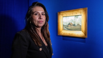 La curadora de la muestra,