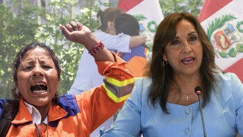 Isabel Cortez y Dina Boluarte,