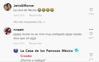 Usuarios sorprendidos con el beso