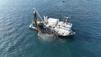 La flota pesquera china sigue