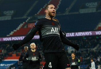 Sergio Ramos jugó cinco partidos
