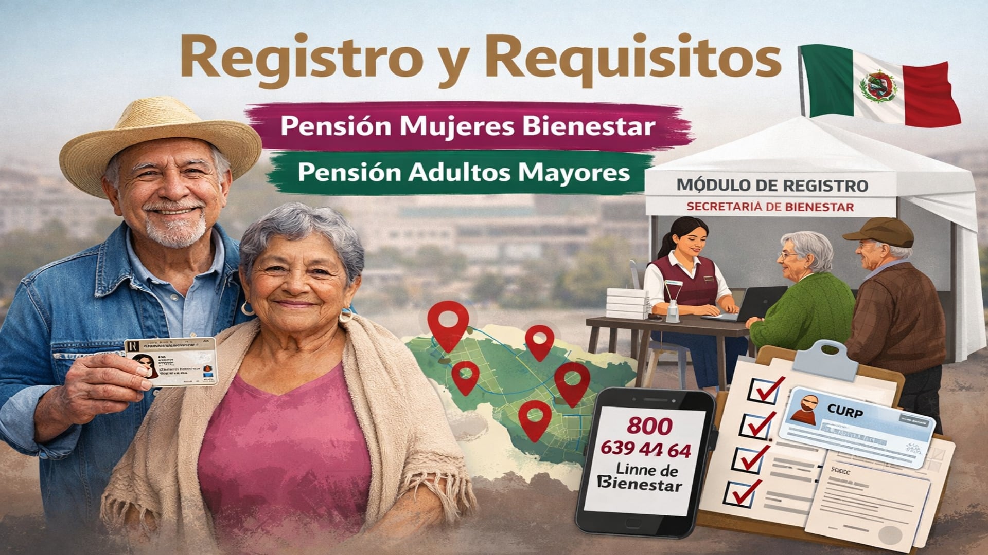 Cómo registrarse a la Pensión Mujeres Bienestar y Adultos Mayores: estos son los requisitos y los módulos