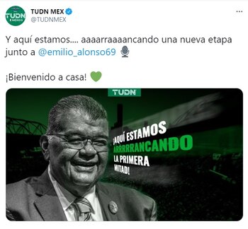 La empresa TUDN anunció la