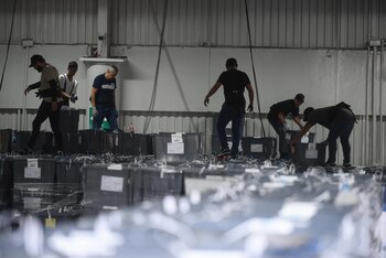 Trabajadores del Tribunal Supremo Electoral