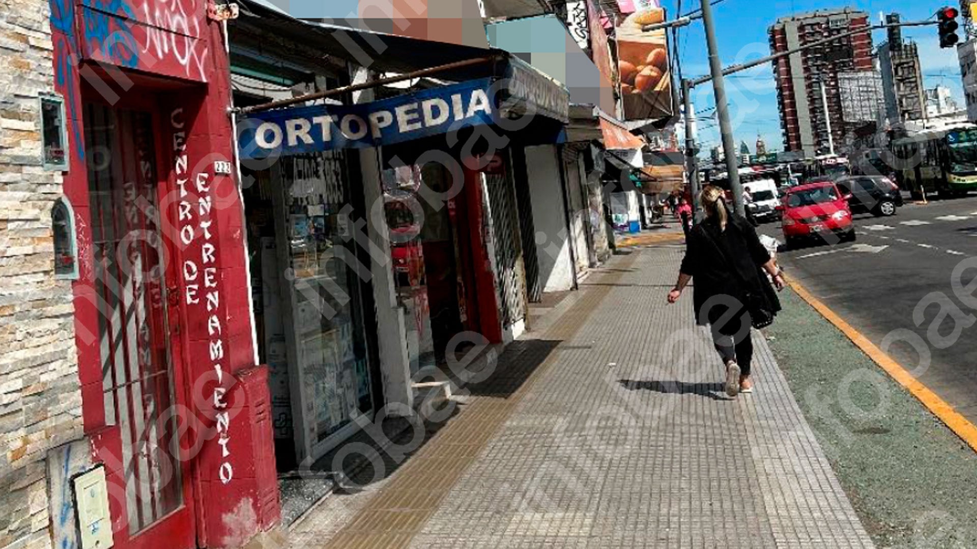 La Cámara de Apelación de San Martín confirmó el rechazo de la demanda indemnizatoria por una caída en una vereda ocurrida en 2012. Imagen del informe pericial (Poder Judicial)