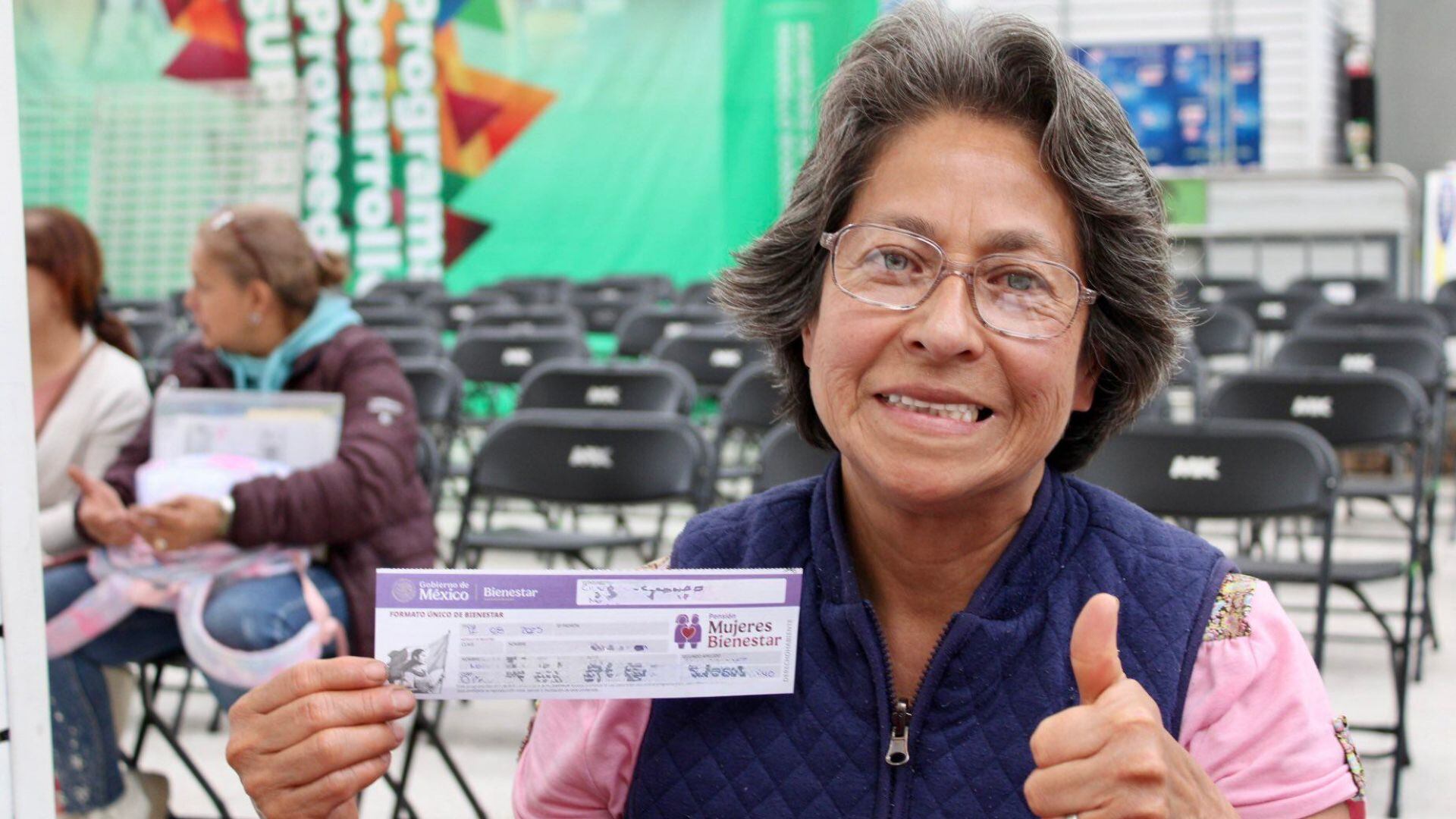 La entrega de los apoyos de la Pensión Mujeres Bienestar para el periodo marzo-abril inició el 2 de marzo (Secretaría del Bienestar)