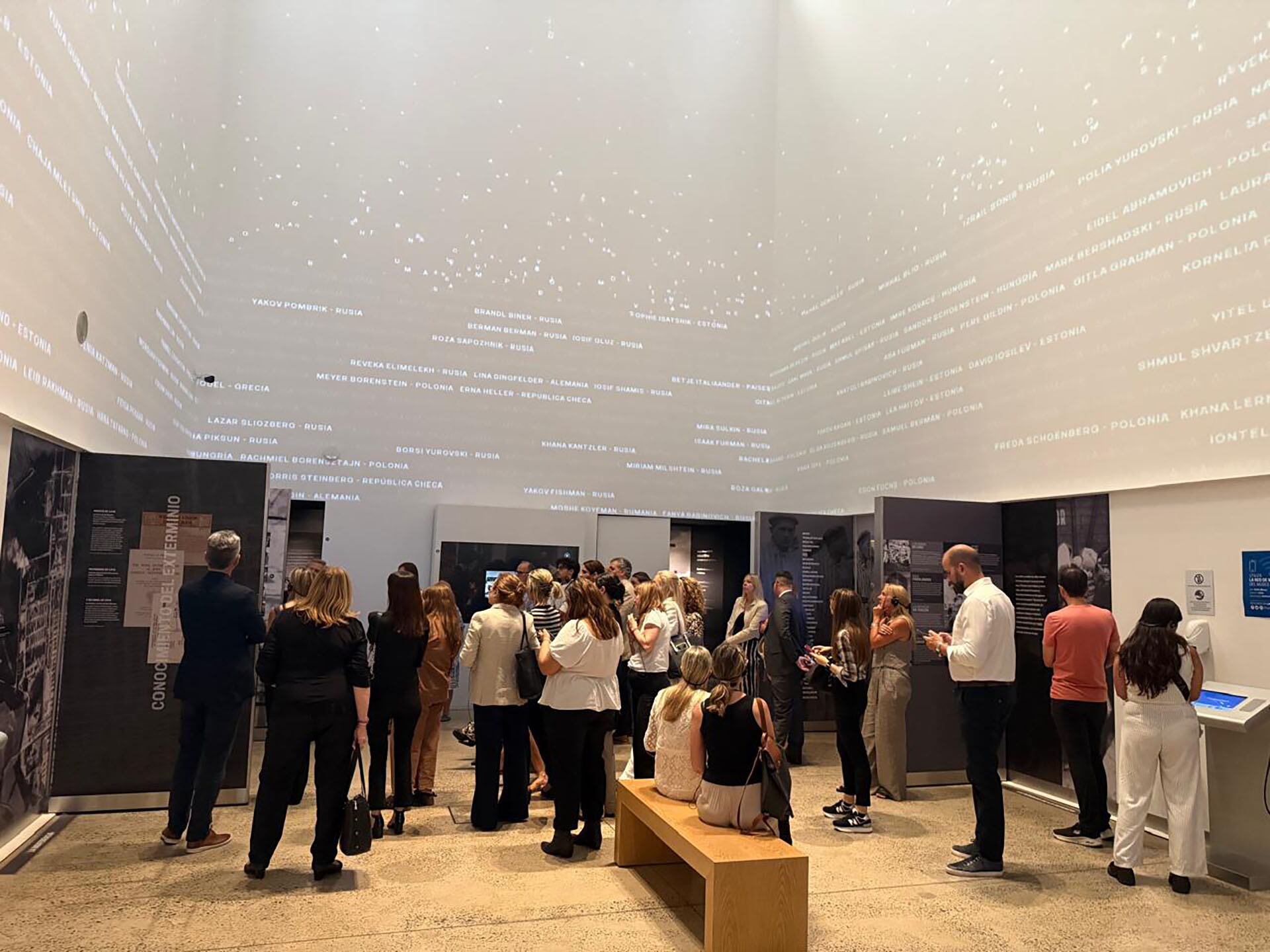 Visitas de funcionarias judiciales al museo del holocausto