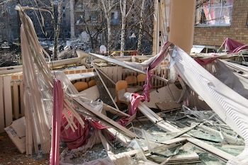 La guardería quedó destruida tras