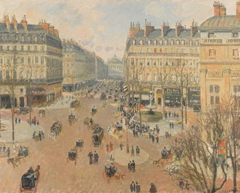 Pissarro, La Place du Théâtre-Français et l’avenue de l’Opéra