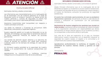 La empresa Primazol aclaró que