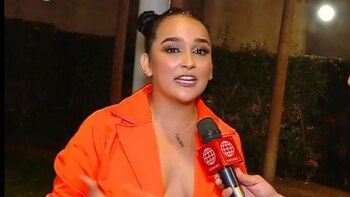 Daniela Darcourt en Año Nuevo.