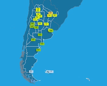 En zonas cordilleranas se esperan