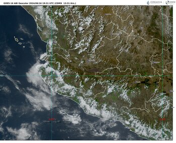 Imagen 2: GOES 16 ABI GEOCOLOR, 13:31 h (hora local).