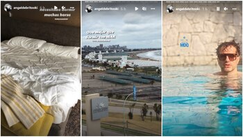 Algunas de las postales de las vacaciones de Ángel De Brito