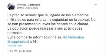 El secretario de Seguridad de
