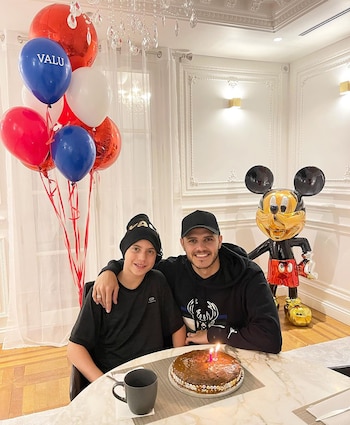 Mauro Icardi también saludó a