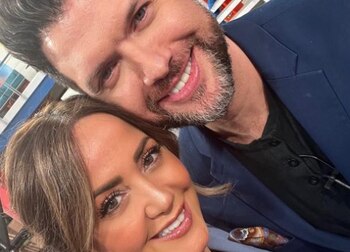 Andrea Legarreta y Mauricio Martínez