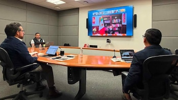 Sheinbaum reaparece en reunión virtual con funcionarios del IMSS a pesar de estár enferma de gripe